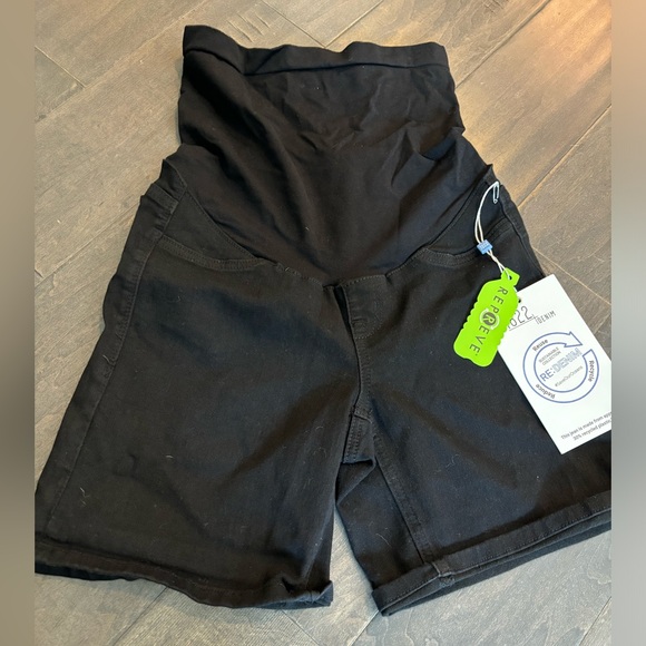 1822 designer maternity denim shorts - Picture 4 of 9